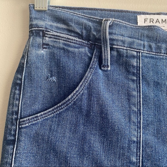 Frame Denim Le Flare De Francoise Sunnyside 27 High-Rise Flare Jeans - Picture 6 of 6